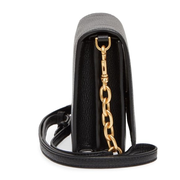 Tory Burch Georgia Pebble Leather Combo Crossbody - Picture 4 of 5